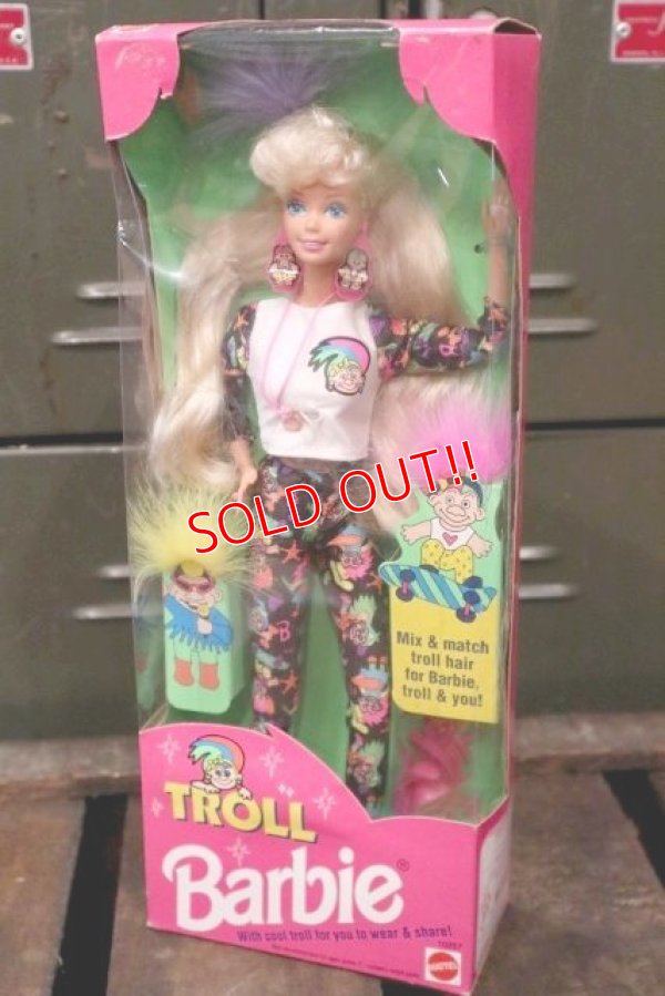 画像1: ct-180302-24 Mattel 1992 Troll Barbie Doll