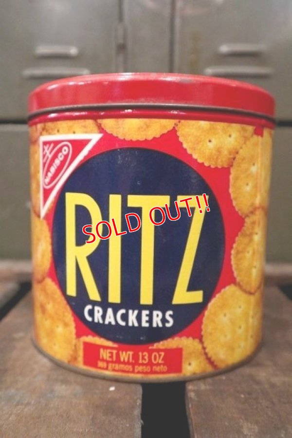 画像1: dp-180302-16 RITZ Crackers / 1970's Tin Can