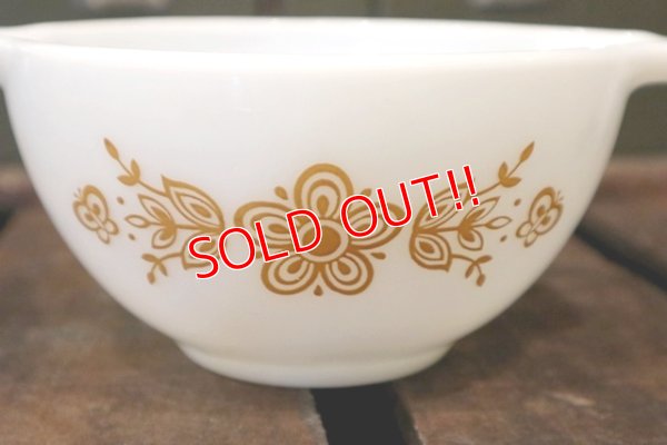 画像3: dp-180302-59 Pyrex / 1960's-1970's Butterfly Gold Mixing Bowl (S)