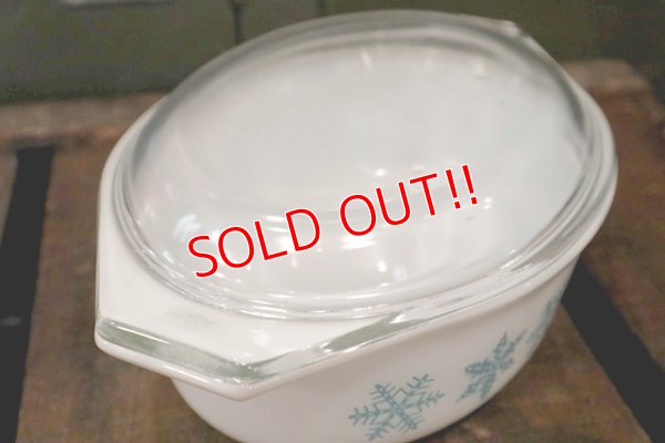 画像5: dp-180302-51 Pyrex / 1960's-1970's Snowflake Casserole