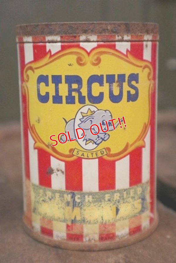 画像1: dp-180302-62 Circus Peanuts / 1940's Tin Can