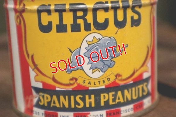 画像2: dp-180302-63 Circus Peanuts / 1940's Tin Can