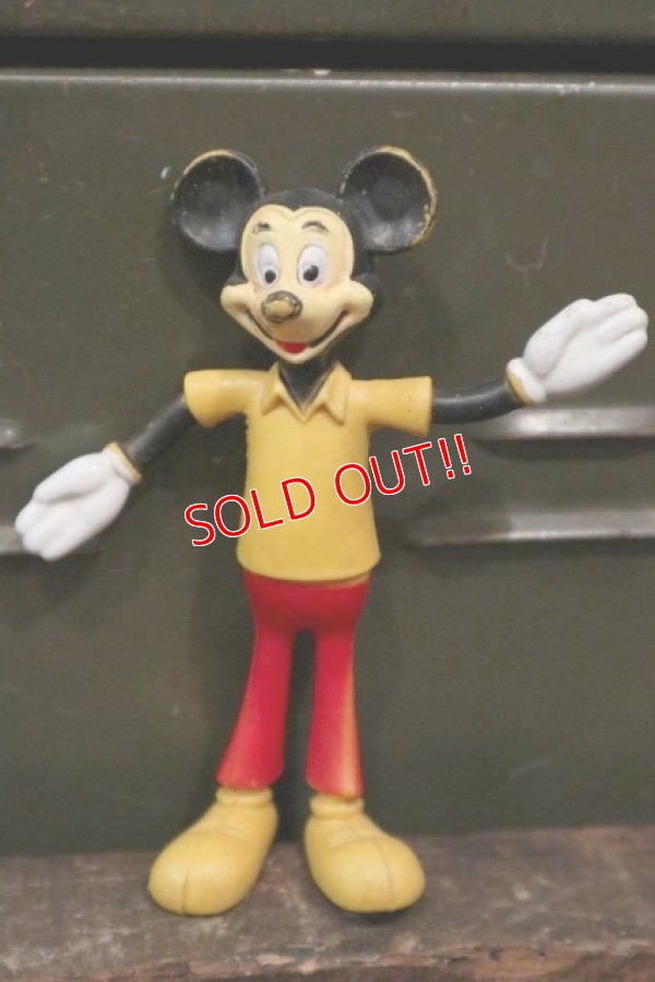 画像1: dp-150302-36 Mickey Mouse / Durham Industries 1970's Bendable Figure