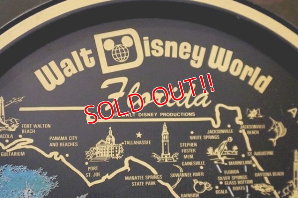 画像3: ct-180401-30 Walt Disney World / 1970's Serving Tray (Black)