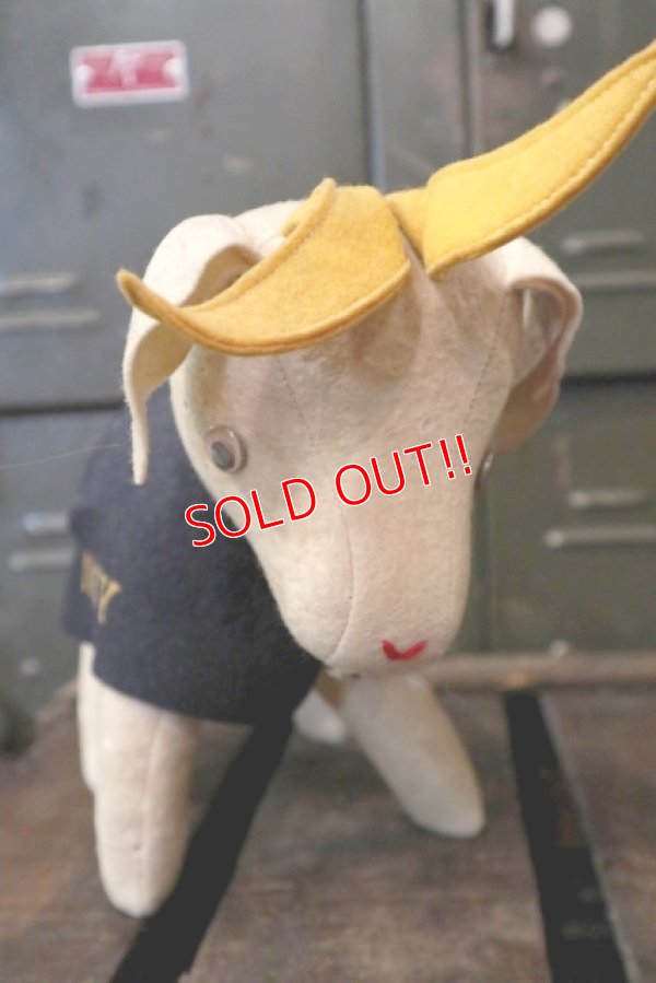 画像2: ct-180401-07 U.S.NAVY / 1950's Goat Mascot Doll