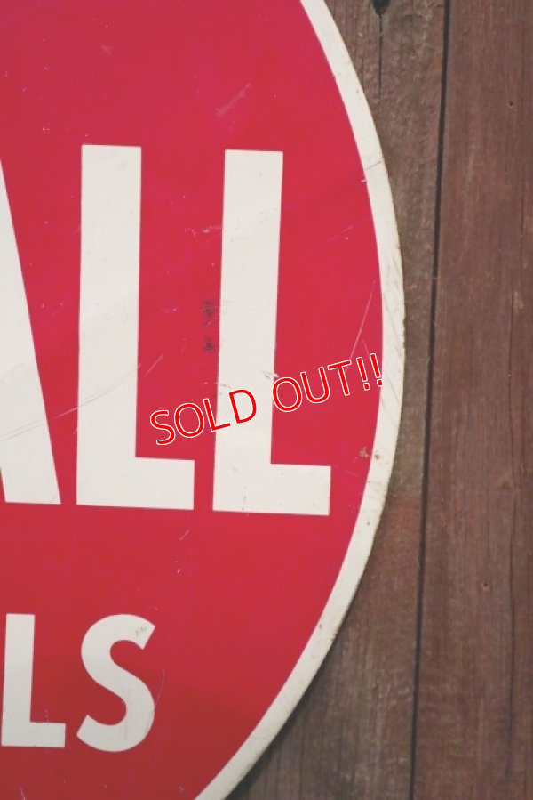 画像9: dp-180401-10 Kendall / 1950's W-side Metal Sign