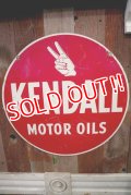 dp-180401-10 Kendall / 1950's W-side Metal Sign