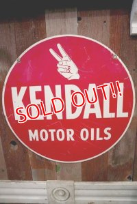 dp-180401-10 Kendall / 1950's W-side Metal Sign