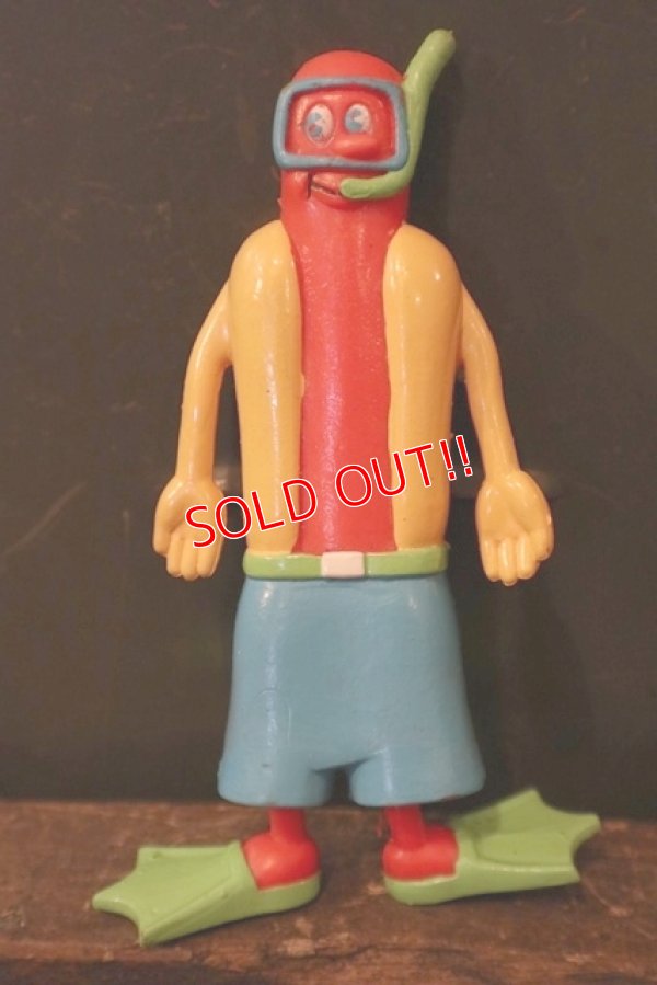 画像1: ct-180401-67 Nathan's Famous Hot Dog / The Franksters 90's Bendable Figure (D)