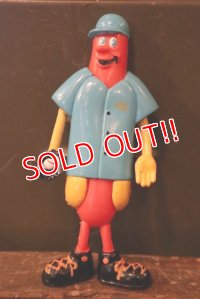 ct-180401-67 Nathan's Famous Hot Dog / The Franksters 90's Bendable Figure (G)