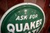 画像3: dp-180401-09 Quaker State / 1970's Convex Sign