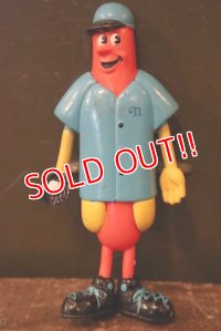 ct-180401-67 Nathan's Famous Hot Dog / The Franksters 90's Bendable Figure (F)