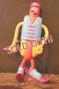 ct-180401-67 Nathan's Famous Hot Dog / The Franksters 90's Bendable Figure (Z)