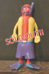 ct-180401-67 Nathan's Famous Hot Dog / The Franksters 90's Bendable Figure (E)