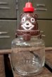 画像1: ct-180401-10 Bosco Bear / Hazel Atlas 1960's Glass Jar & Bank (1)