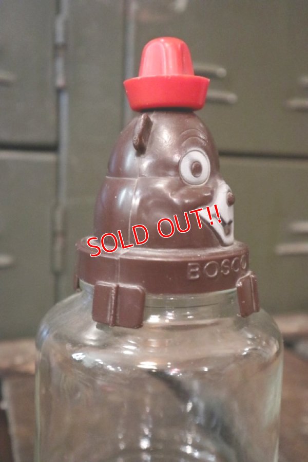 画像4: ct-180401-10 Bosco Bear / Hazel Atlas 1960's Glass Jar & Bank
