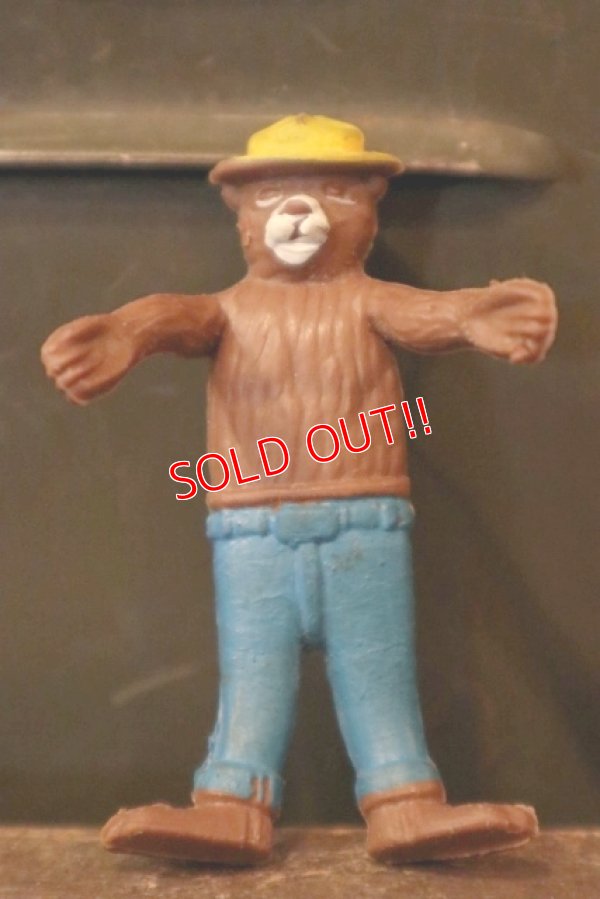 画像1: ct-180401-18 Smokey Bear / Vintage Mini Bendable Figure