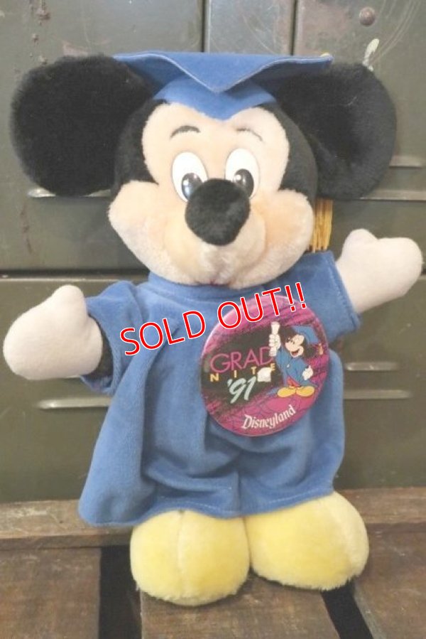 画像1: ct-180401-29 Mickey Mouse / Disneyland 1991 Grad Nite Plush Doll