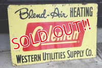 dp-180401-07 Coleman / 1960's W-side Metal Sign