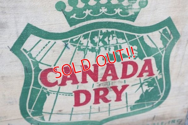 画像2: dp-180401-04 Canada Dry / 1950's Wood Box