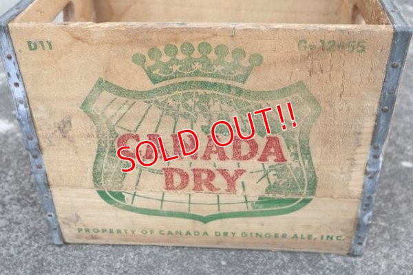 画像3: dp-180401-04 Canada Dry / 1950's Wood Box