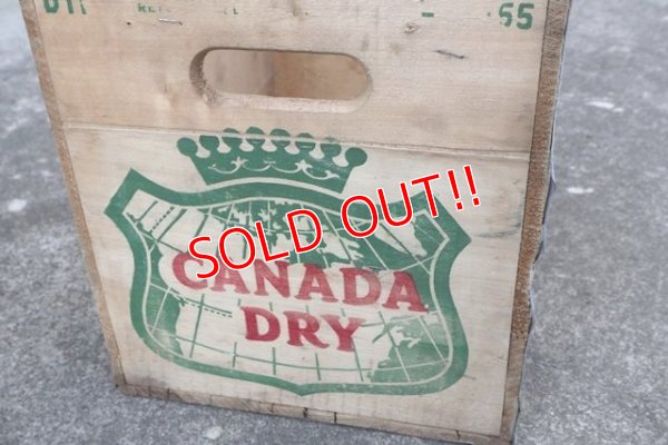 画像5: dp-180401-04 Canada Dry / 1950's Wood Box