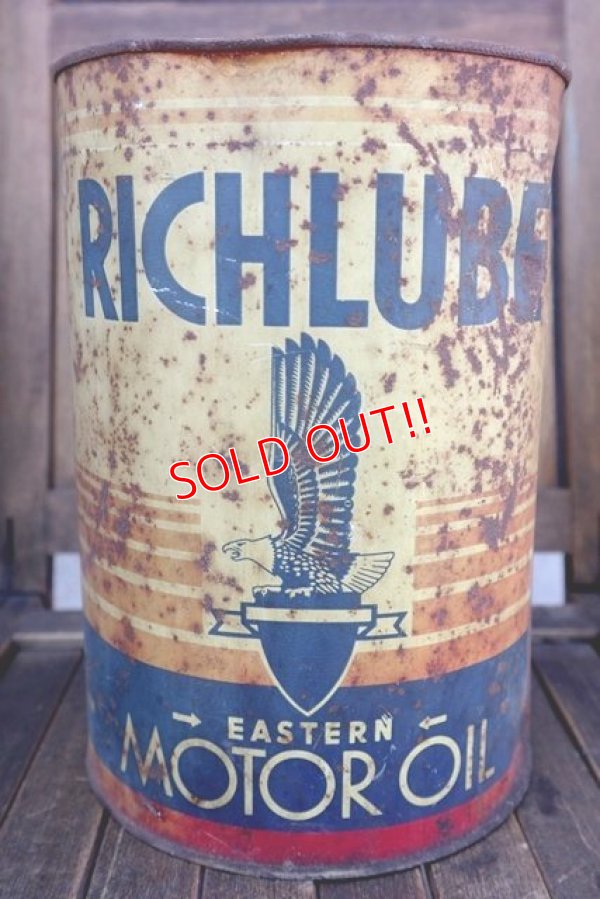 画像3: dp-180501-02 RICHLUBE / 5 Quarts Motor Oil Can
