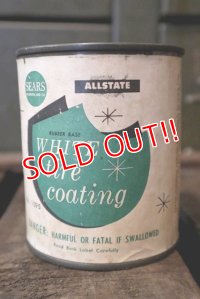 dp-180501-22 Sears×Allstate / Vintage White Tire Coating Can