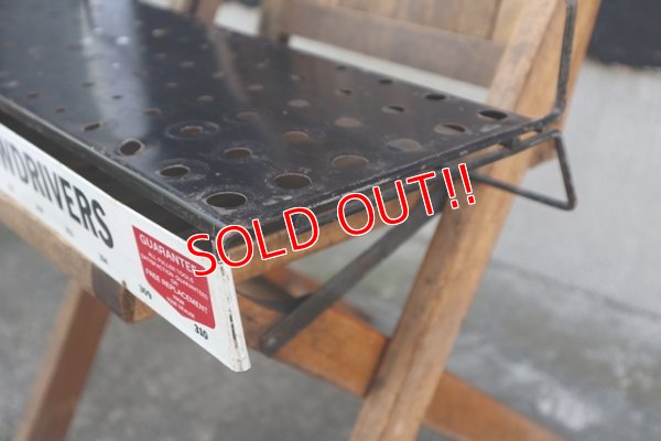 画像4: dp-180501-23 Fuller / 1970's Screwdrivers Metal Rack