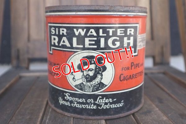 画像1: dp-180501-20 Sir Walter Raleigh / Vintage Tobacco Can