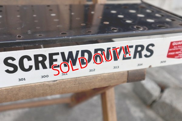 画像3: dp-180501-23 Fuller / 1970's Screwdrivers Metal Rack