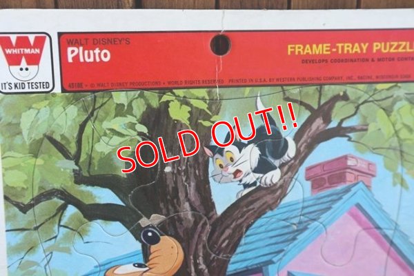 画像2: ct-180501-05 Mickey & Pluto / Whitman 1970's Frame Tray Puzzle