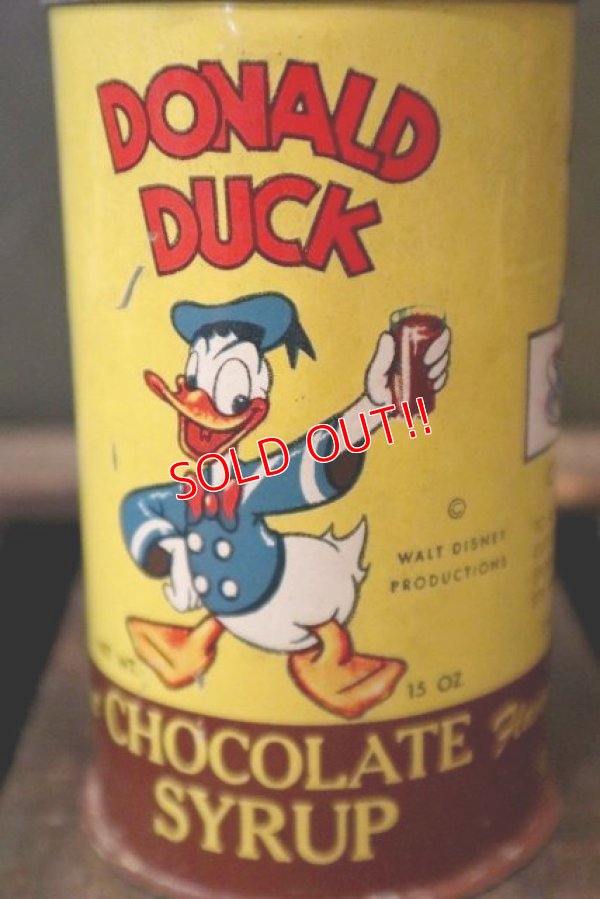 画像2: ct-180501-01 Donald Duck / 1940's Chocolate Syrup Can