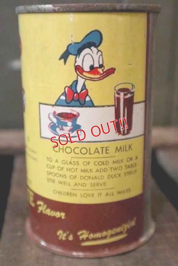 画像3: ct-180501-01 Donald Duck / 1940's Chocolate Syrup Can