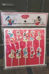 ct-150901-34 Disney / 1970's Party Pick Candleholder