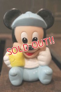 ct-150901-25 Baby Mickey Mouse / ARCO 1980's Squeaky Doll