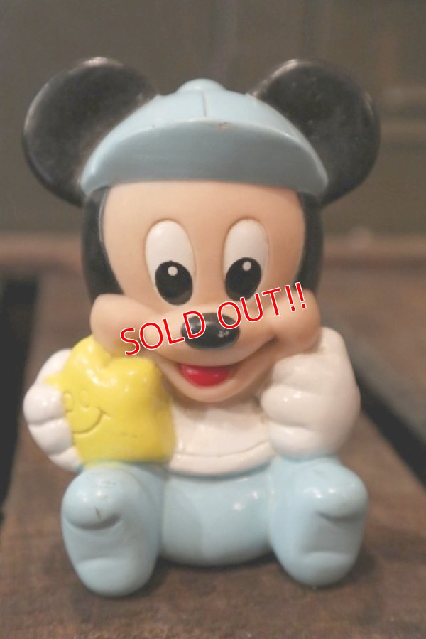 画像1: ct-150901-25 Baby Mickey Mouse / ARCO 1980's Squeaky Doll