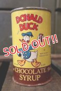 ct-180501-01 Donald Duck / 1940's Chocolate Syrup Can