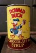 画像1: ct-180501-01 Donald Duck / 1940's Chocolate Syrup Can (1)