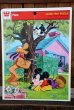 画像1: ct-180501-05 Mickey & Pluto / Whitman 1970's Frame Tray Puzzle (1)