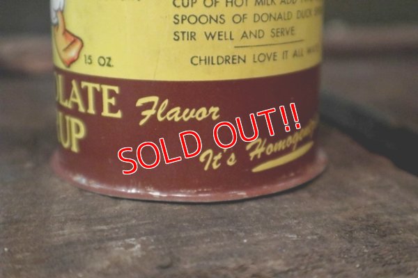 画像5: ct-180501-01 Donald Duck / 1940's Chocolate Syrup Can