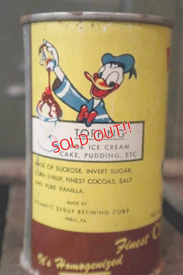 画像4: ct-180501-01 Donald Duck / 1940's Chocolate Syrup Can