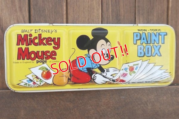 画像1: ct-180501-04 Mickey Mouse / 1960's-1970's Paint Box