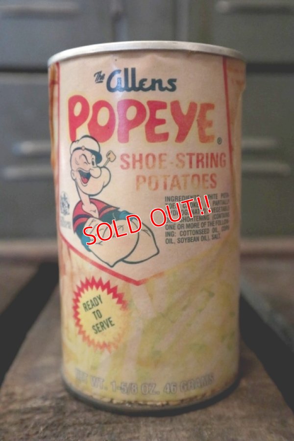 画像1: ct-180501-11 Popeye / The Allens 1990's Shoe-String Potatoes Can