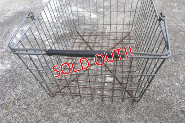 画像3: dp-180501-28 Vintage Wire Basket