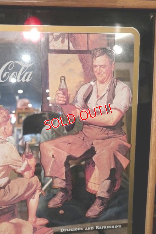 画像2: dp-180508-09 Coca Cola & Norman Rockwell / 1970's〜Pub Mirror