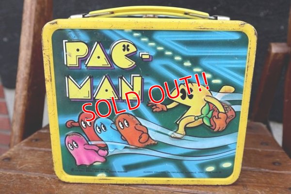 画像1: ct-140724-51 PAC-MAN / 1980's Metal Lunchbox