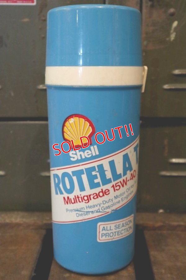 画像1: dp-140305-03 Shell / Aladdin 1980's Thermo Bottle【JUNK】