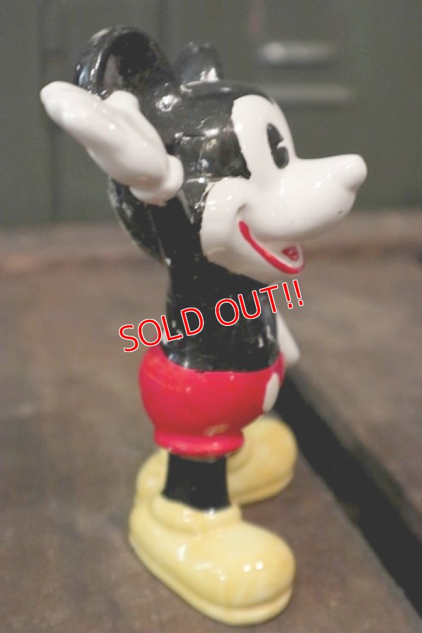 画像3: ct-150623-08 Mickey Mouse / 1970's-1980's Ceramic Figure