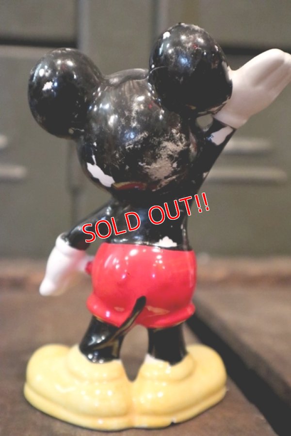 画像5: ct-150623-08 Mickey Mouse / 1970's-1980's Ceramic Figure